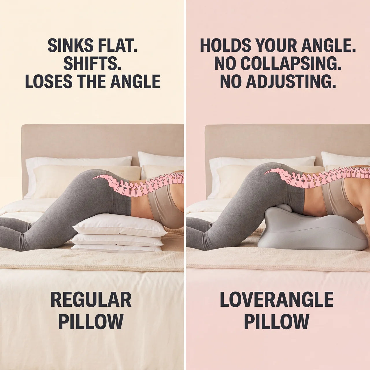 LoverAngle Intimacy Align Support Pillow